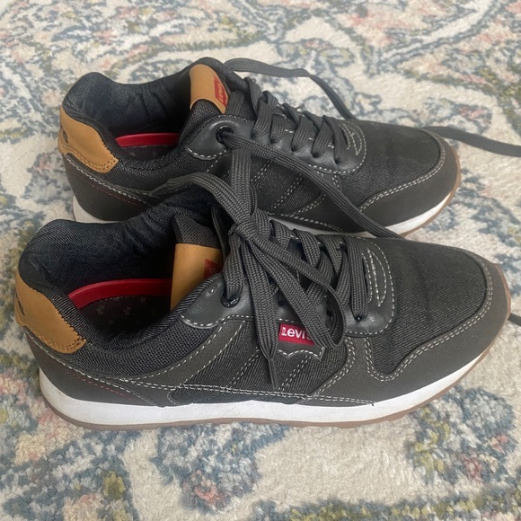 Levi’s Gray Denim Sneakers - Picture 1 of 6